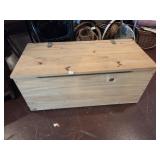 Wood Toy Box on casters