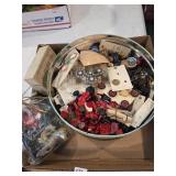 Tin FULL of Buttons & More