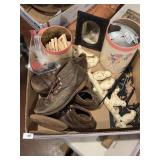 Cast Iron Birds, Vintage Shoes, & More