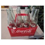 Vintage Coca-Cola 8 Pack Carrier w/ 160z Bottles