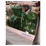 Green Glass Misc. Lot