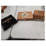 Assorted Wood Cigar Boxes