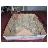 Vintage B.C. Comic Strip Rocks Glasses w/Caveman