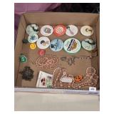 Costume Jewelry & Pin Buttons