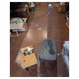 Combo Stool & Boot Jack, Decorative Desk & Bear