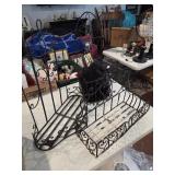 Iron Planter Basket, Shelf & More