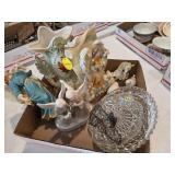 Figurines, Vase, Cut Glass & More