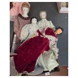 Porcelain China Head Dolls