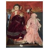 Porcelain China Head Dolls