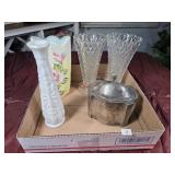 Vintage Keepsake Box & Vases