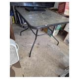 Glasstop Patio Table