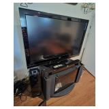Flatscreen TV, Media Center, Soundbar, DVD