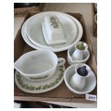 Corelle "Crazy Daisy"  S&P, Butter, Gravy, Cream