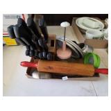 Rolling Pin, Knife Block, Chopper