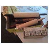 ROlling Pins, Cookie Roller Pennsylvania Dutch