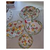 Temptations By Tara Floral Serving Bowls & More