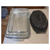 Glass Baking Dishes & Enamel Roaster