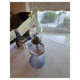 Pressed Glass Oil Lamp