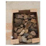 Misc. Rock & Mineral Collection w/ Name Cards