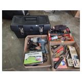 Assorted Tools & Tool Box