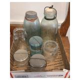 Ball Jars & Antique Globe Jar