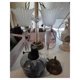 Vintage Crystal Long Stem Candle Holders & More