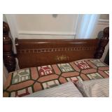 Art Deco Waterfall Bed Headboard & Footboard