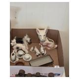 Ceramic Dogs, Mini Tea Set & More