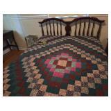 Queen bed Spindle Headboard