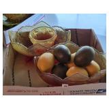 Indiana GLass Marigold Carnival Dishes & Fruit