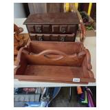 Wood Tray  & Dresser Valet Box