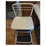 Vintage Cosco Mital Kitchen Step Stool/Chair