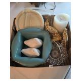 Misc. Lot, Salt & Pepper, Candle Light, & More