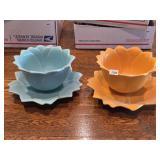 Lotus Leaf Saucer & Bowl by Home