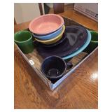 Fiestaware Plates, Bowls, Mugs