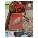 Art Glass Fish, Vntg Vegas Ashtray & More