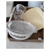 Vntg AH Fire-King Casserole w/ Bowl & More