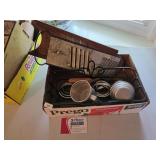Vintage Grater/Shredder, Tin Cups & More