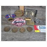 Vintage Lot- Studebaker Stuff, Buckles & More