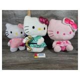 Hello KItty Plush Trio