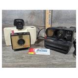 Vintage Polaroid Swinger & Pronto Land Cameras