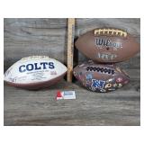 Signed Colts Football, AFC/NFC Football