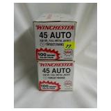 200 Rounds Winchester 45 Auto Ammo