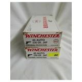 100 Rounds Winchester 45 Auto Ammo