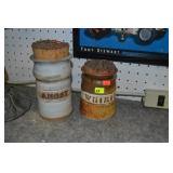 Pottery Cannisters