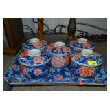 Asian Soup Bowls & Serving Tray