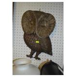 Cast Aluminum Owl