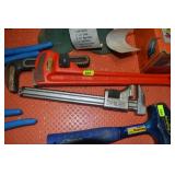 Ridgid Pipe Wrench & Adjustable