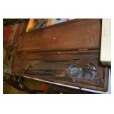 Wood Tool Box  & Contents