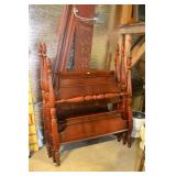 Pair Twin Beds 4 post w/ rails